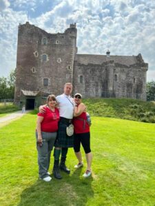 Doune Castle , Castle Leoch in Outlander.